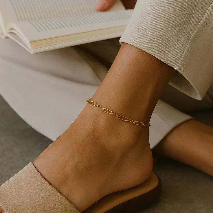 dainty chain anklet